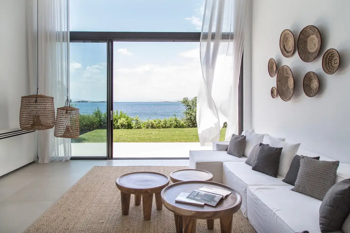 Image of villa Villas along sun-kissed coasts, elegant beaches & historic Sounion sunsets