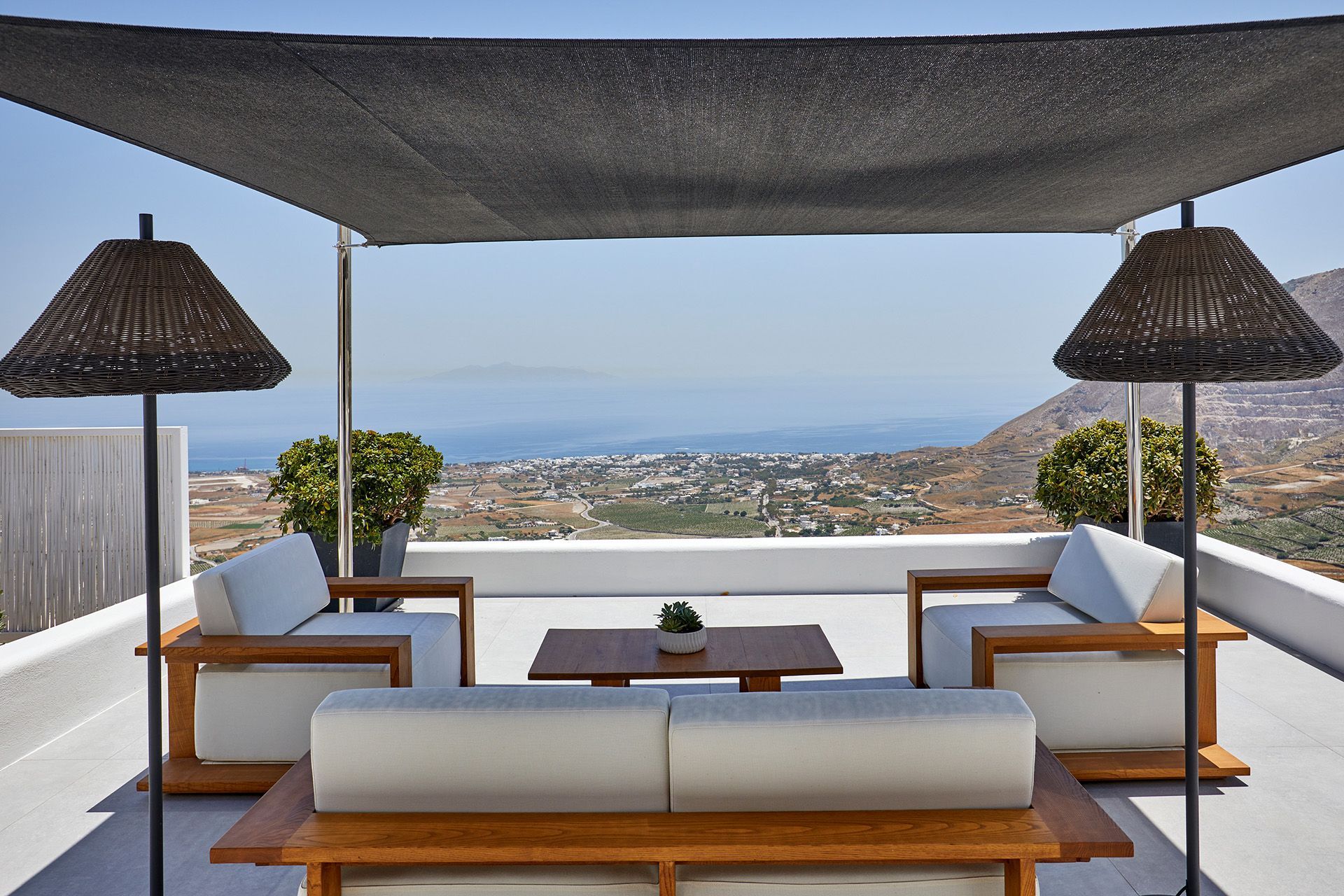 Santorini luxury villa Papaya in Pyrgos Kalistis - 2