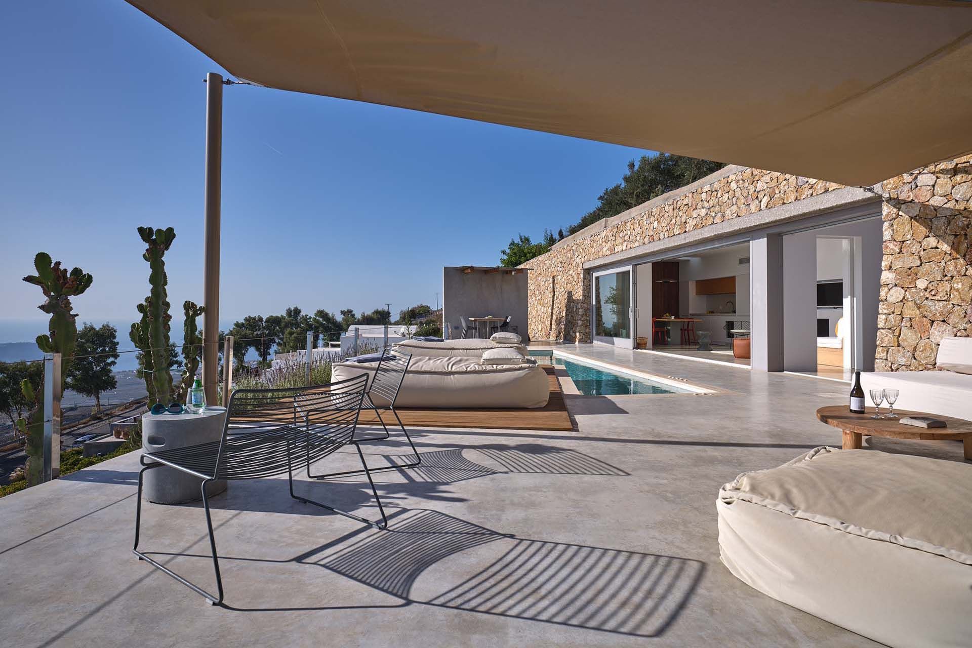 Santorini luxury villa Sunshine in Pyrgos Kallistis - 2