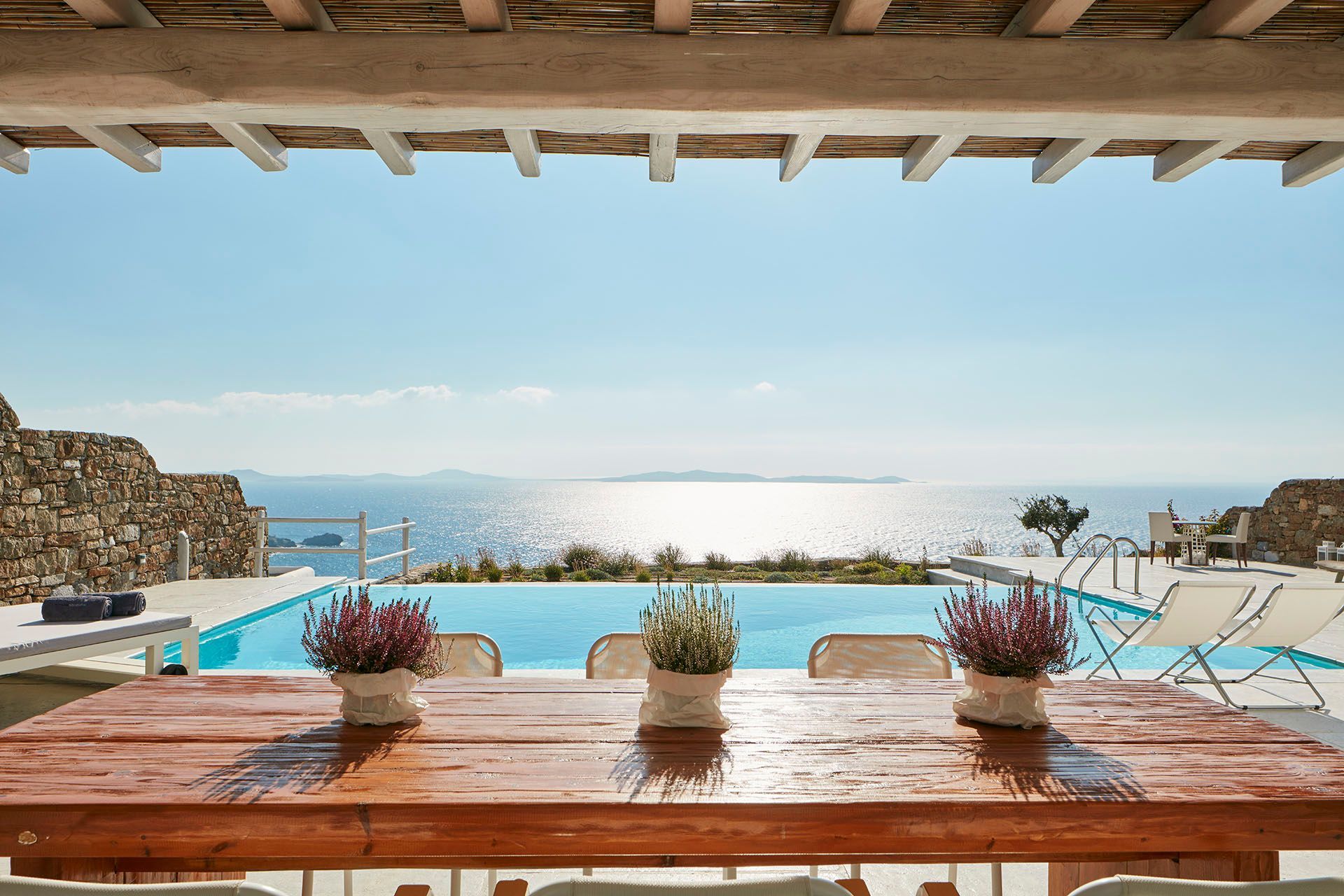 Mykonos luxury villa Paulette in Houlakia - 2