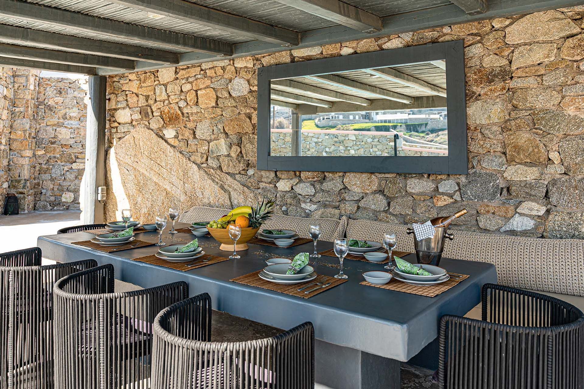 Mykonos luxury villa Atria in Kanalia - 2