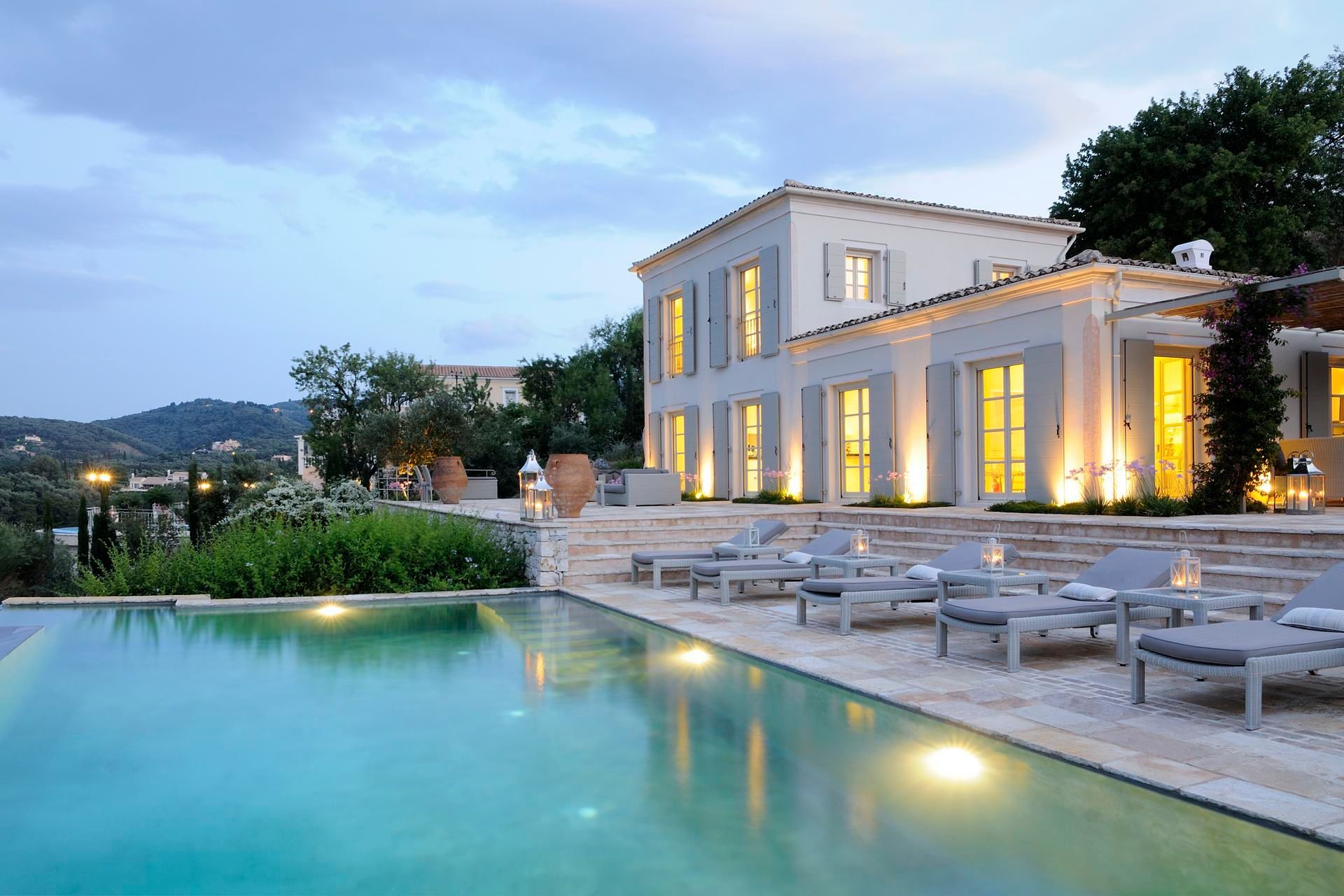 Corfu luxury villa Iphigenia in Kassiopi - 2