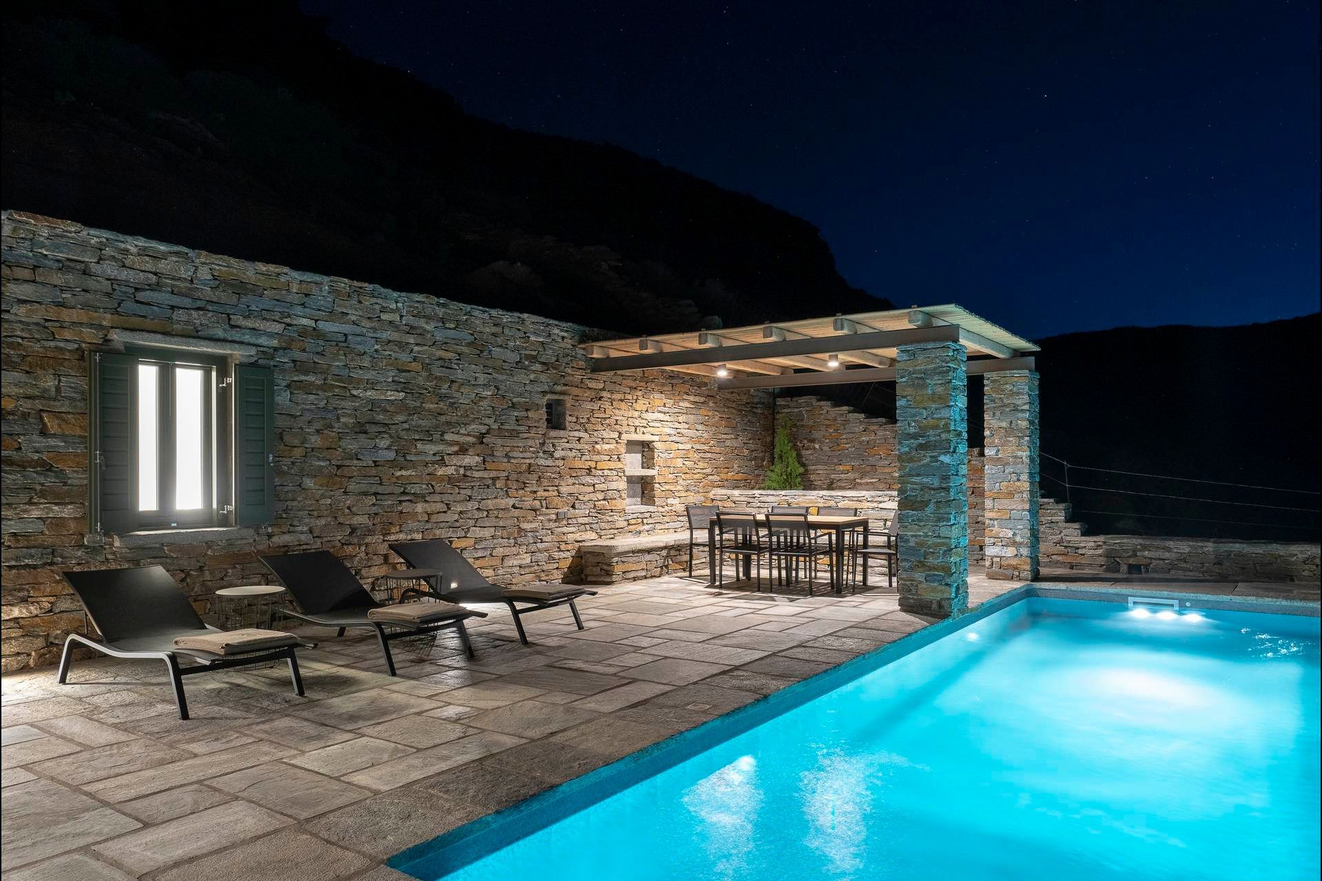 Kea luxury villa Evangeline in Xyla - 3