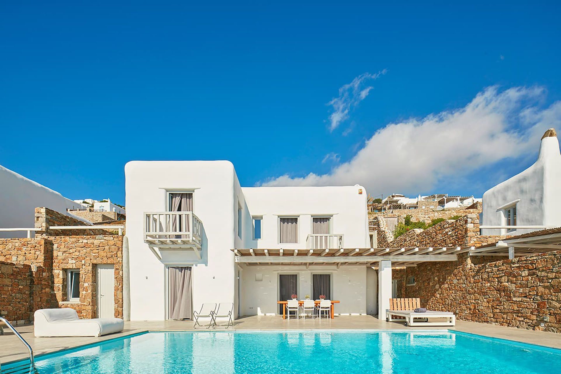 Mykonos luxury villa Paulette in Houlakia - 3