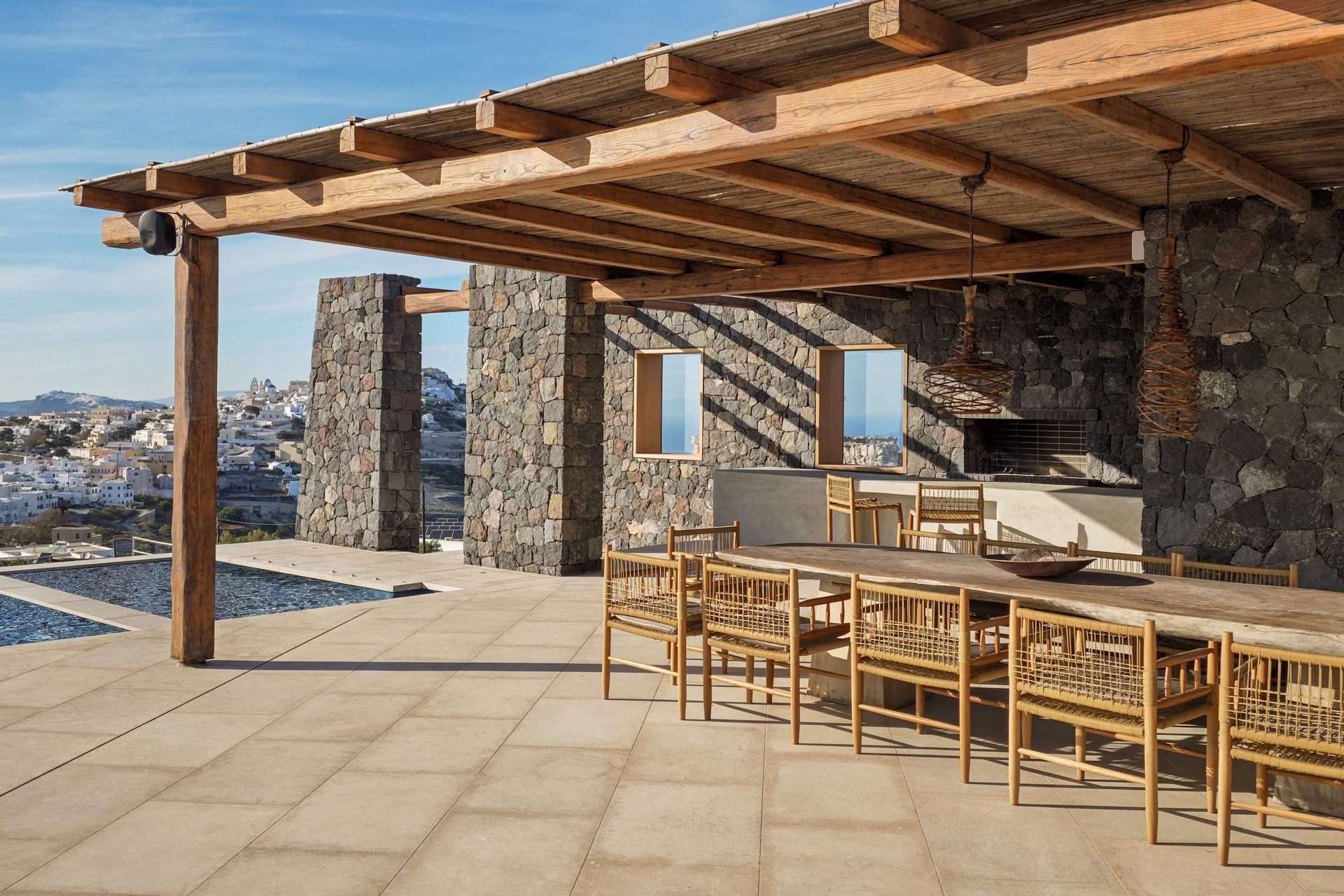 Santorini luxury villa Mythira in Pyrgos Kallistis - 3