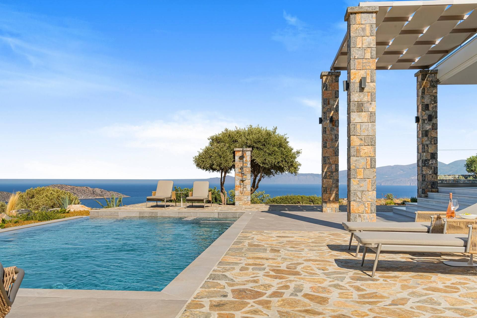 Crete luxury villa Miel in Elounda - 3