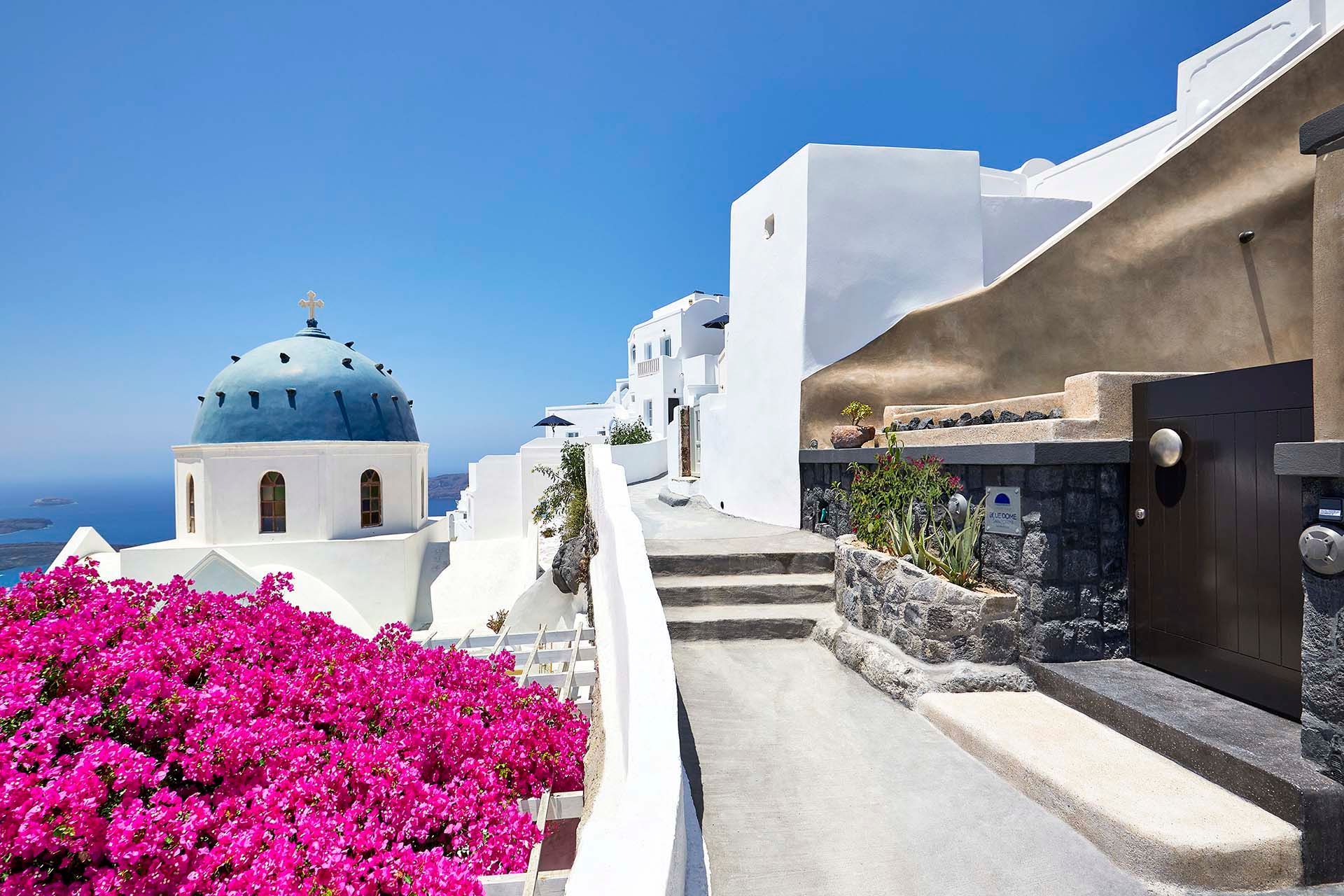 Santorini luxury villa Azzurra in Imerovigli - 3