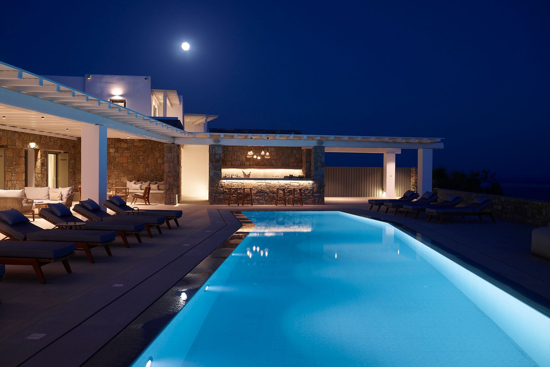 Mykonos luxury villa Nina in Kalo Livadi - 3