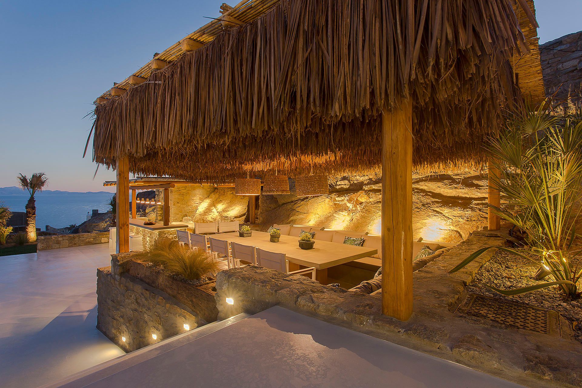 Mykonos luxury villa Aerial in Elia - 4