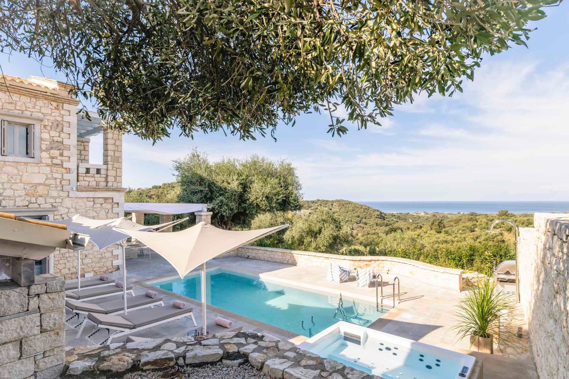 Corfu luxury villa Skylark in Vasilika - 4
