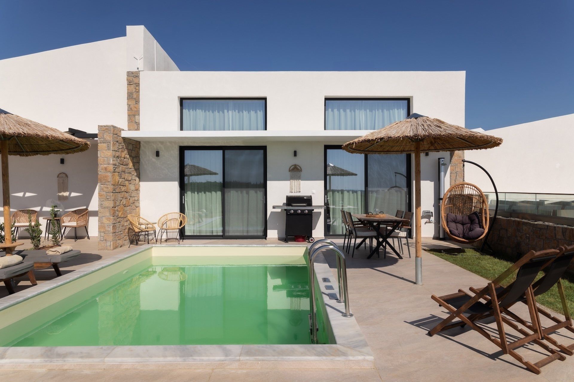 Halkidiki luxury villa Feather in Agios Mamas - 4