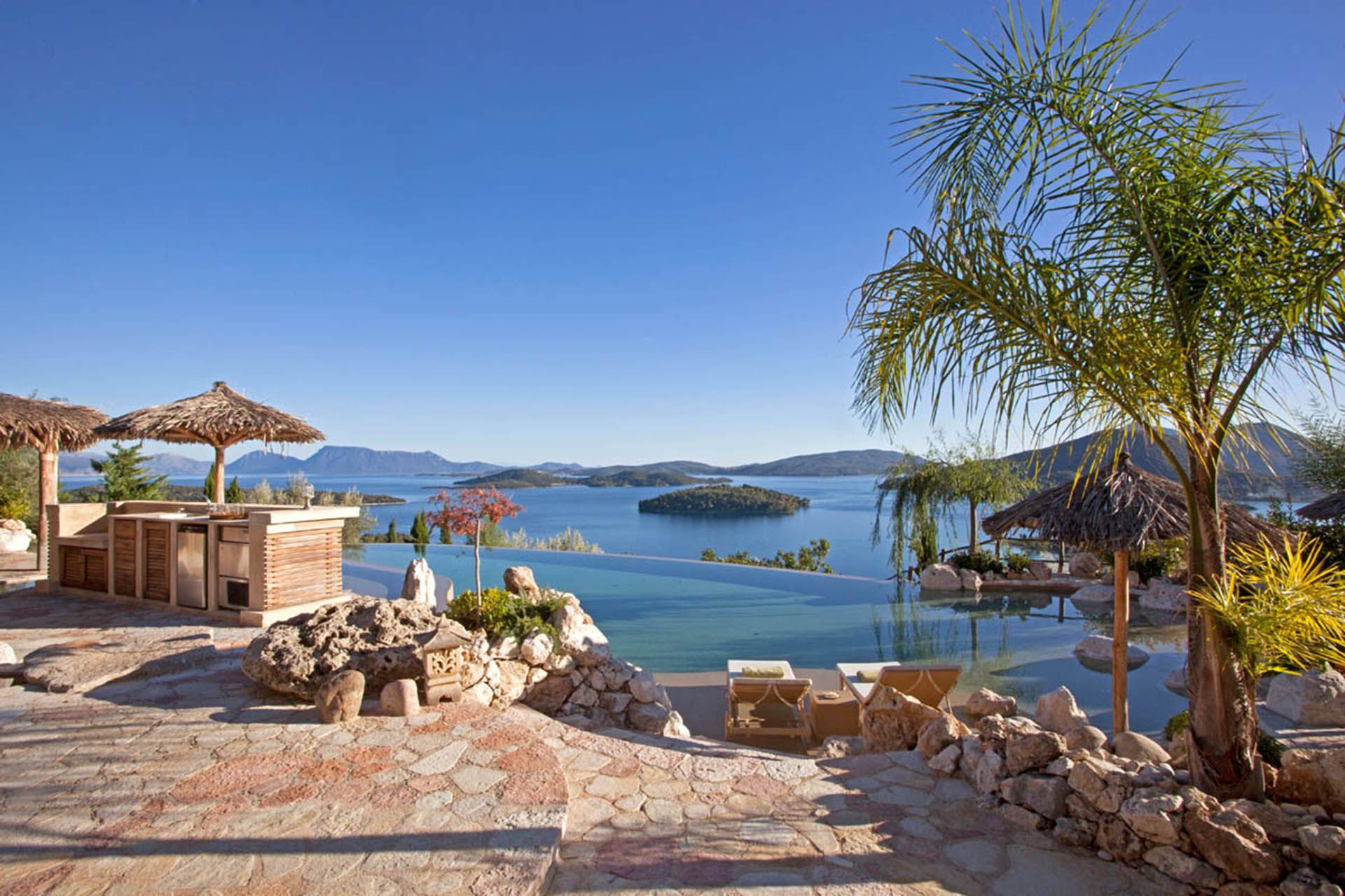 Lefkada luxury villa Aranya in Perigiali - 0