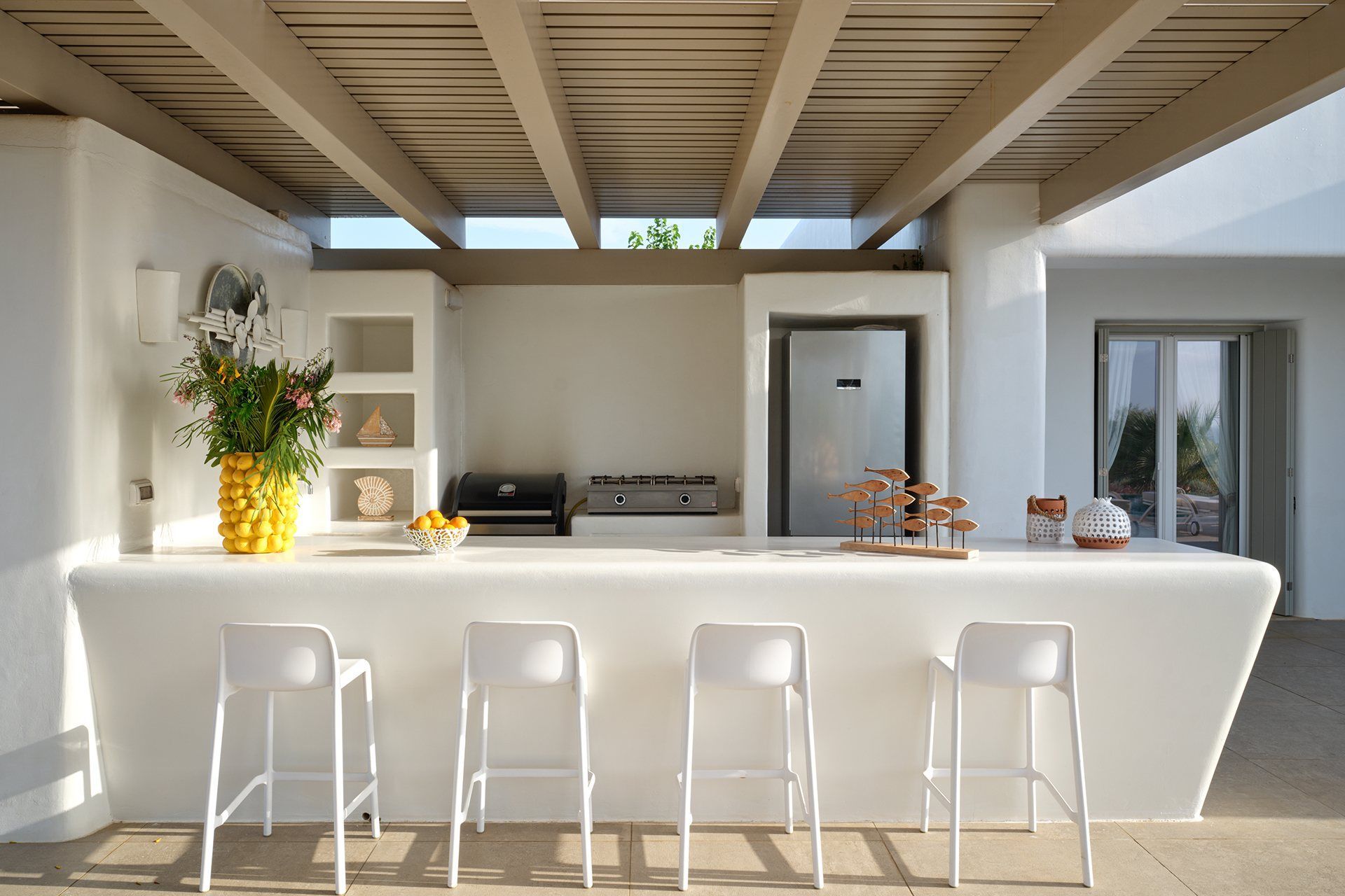 Paros luxury villa Splendor in Ambelas - 0