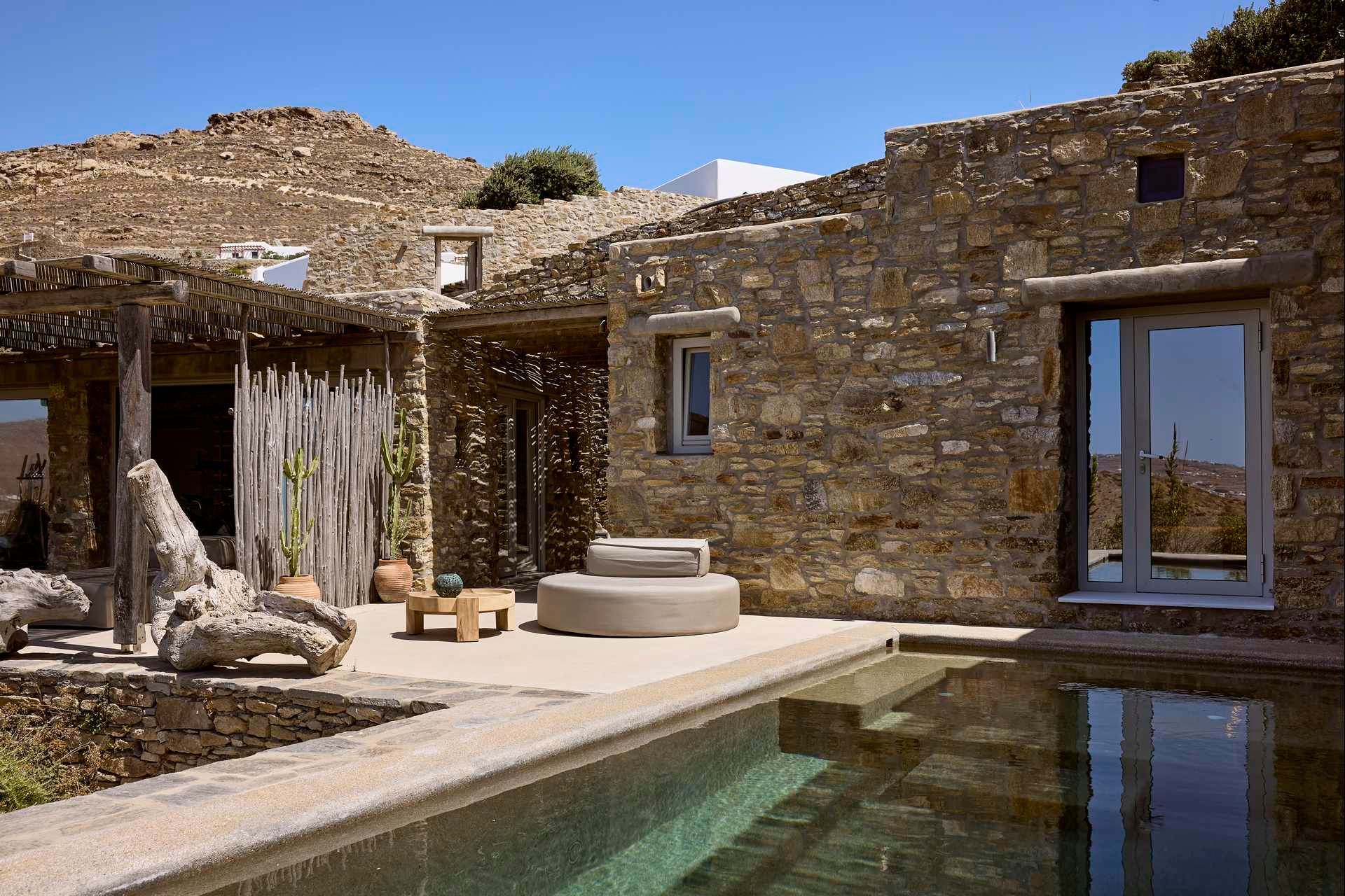 Mykonos luxury villa Sibylle in Ftelia - 0