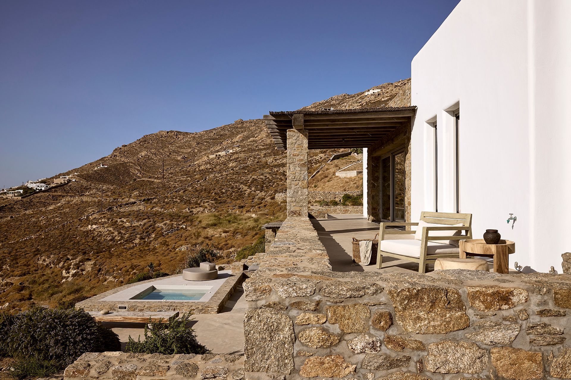 Mykonos luxury villa Sibylle in Ftelia - 0