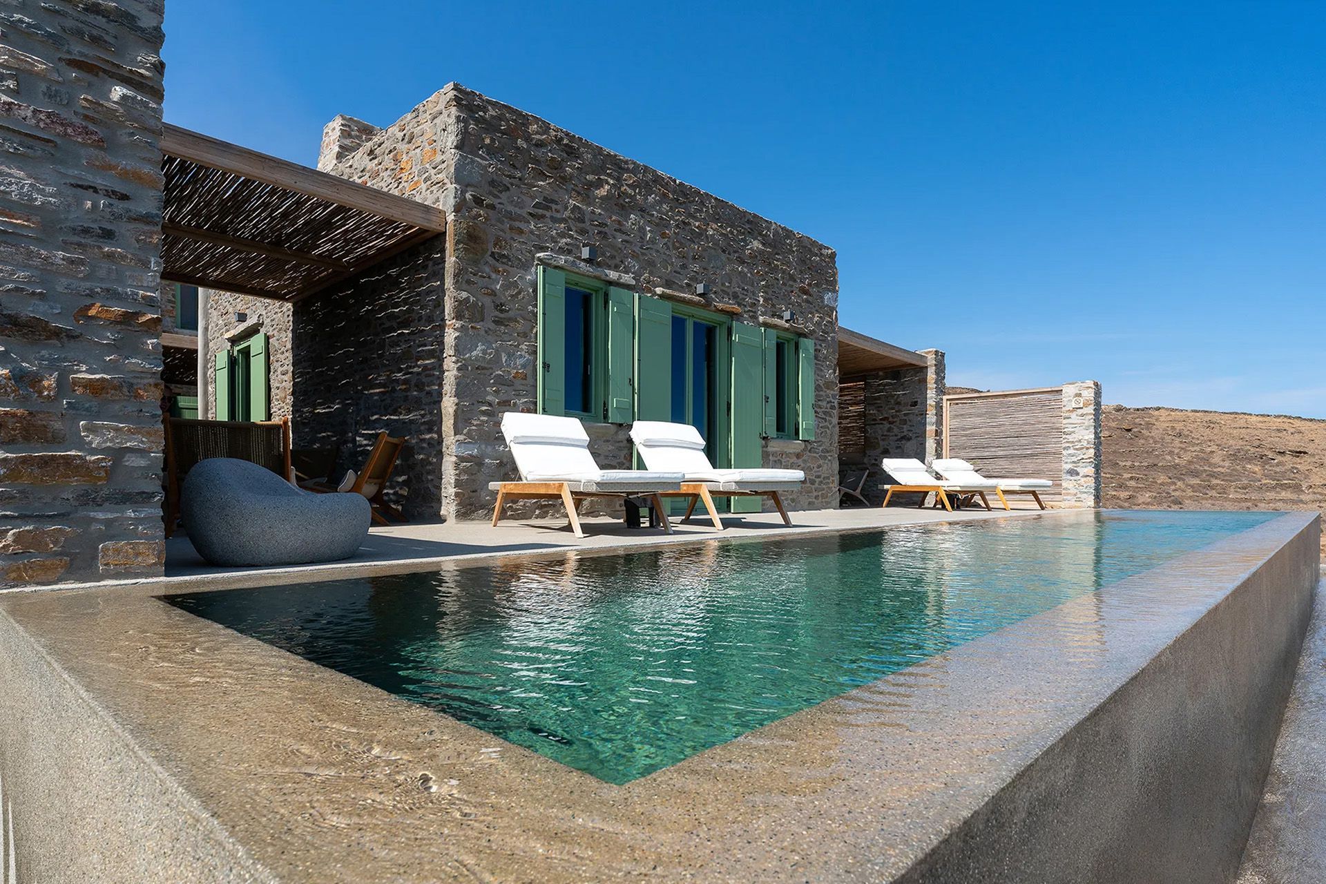Kythnos luxury villa Mariposa in Proka - 0