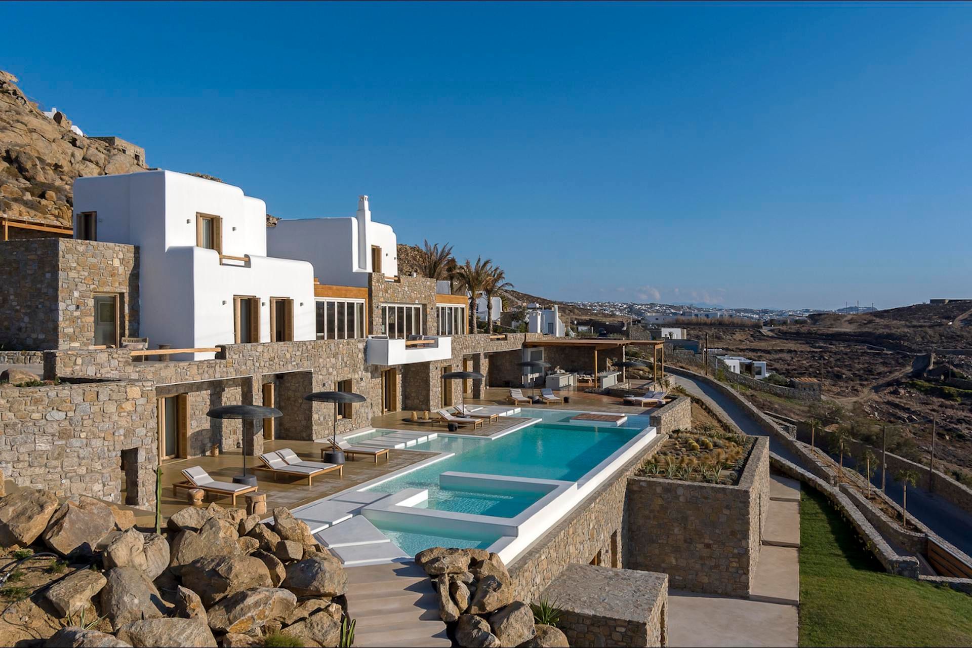 Mykonos luxury villa Chantelune in Houlakia - 0