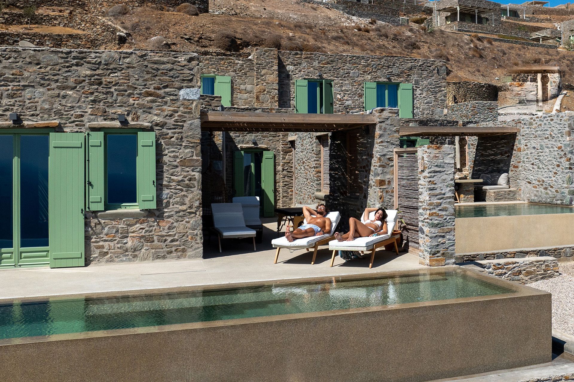 Kythnos luxury villa Mariposa in Proka - 2