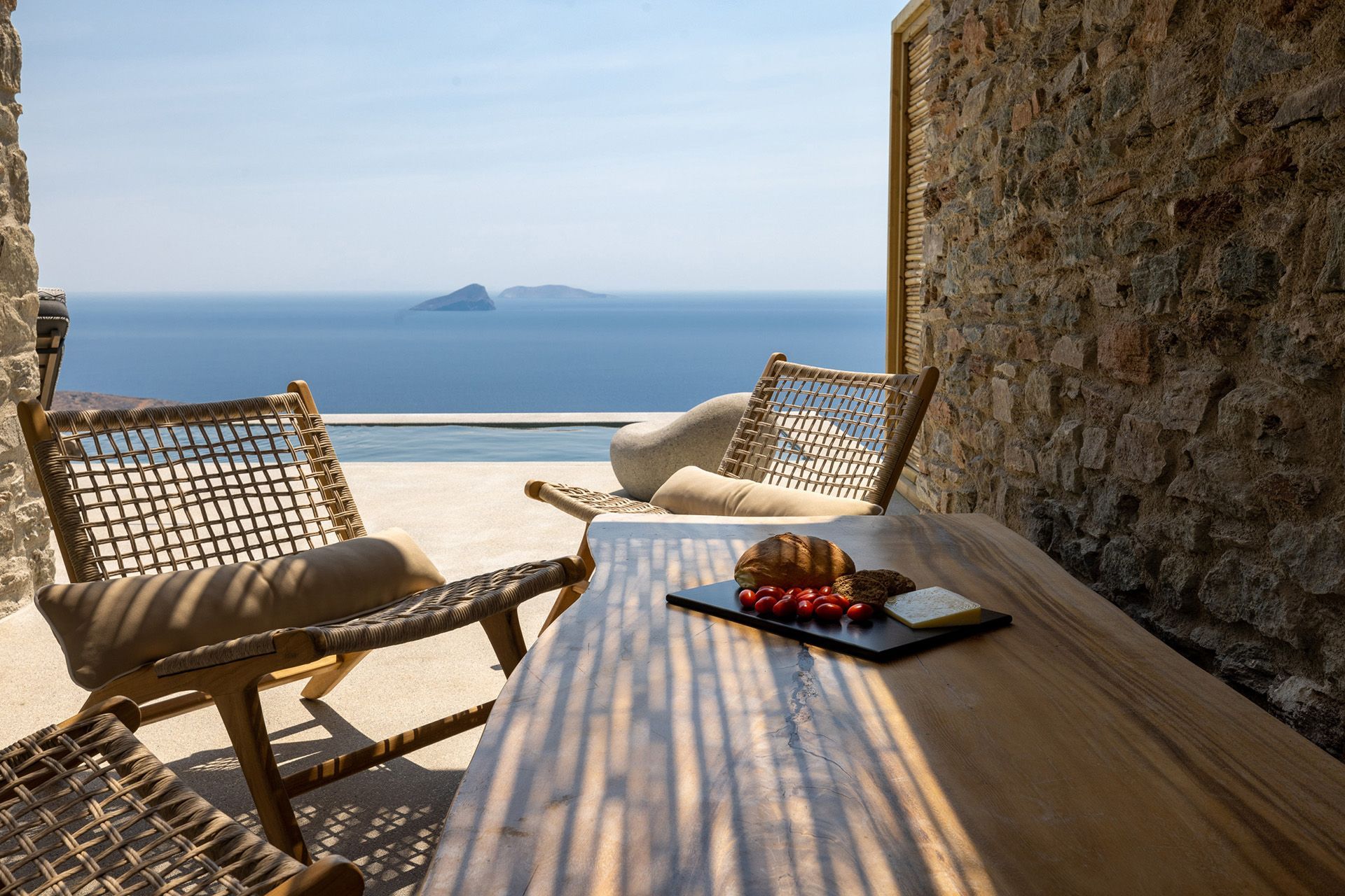 Kythnos luxury villa Mariposa in Proka - 3