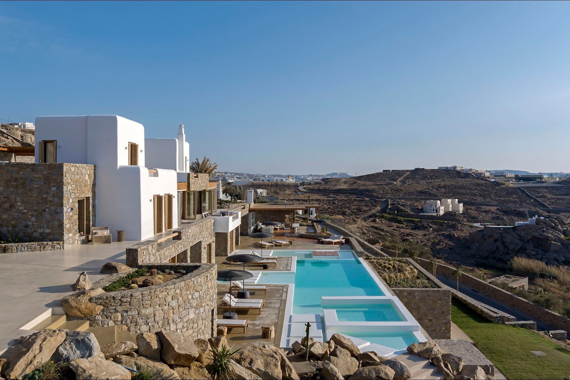 Mykonos luxury villa Chantelune in Houlakia - 2