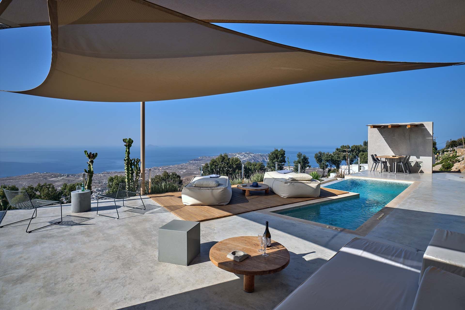 Santorini luxury villa Sunshine in Pyrgos Kallistis - 4