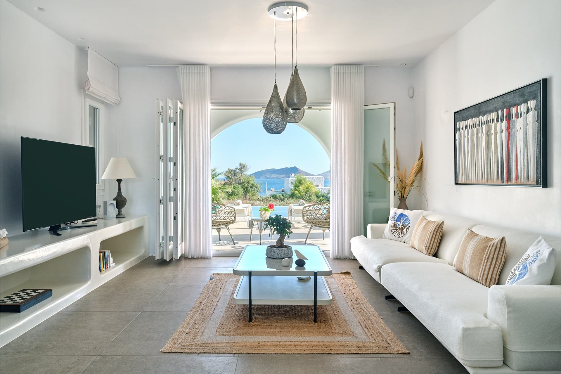 Paros luxury villa Splendor in Ambelas - 6