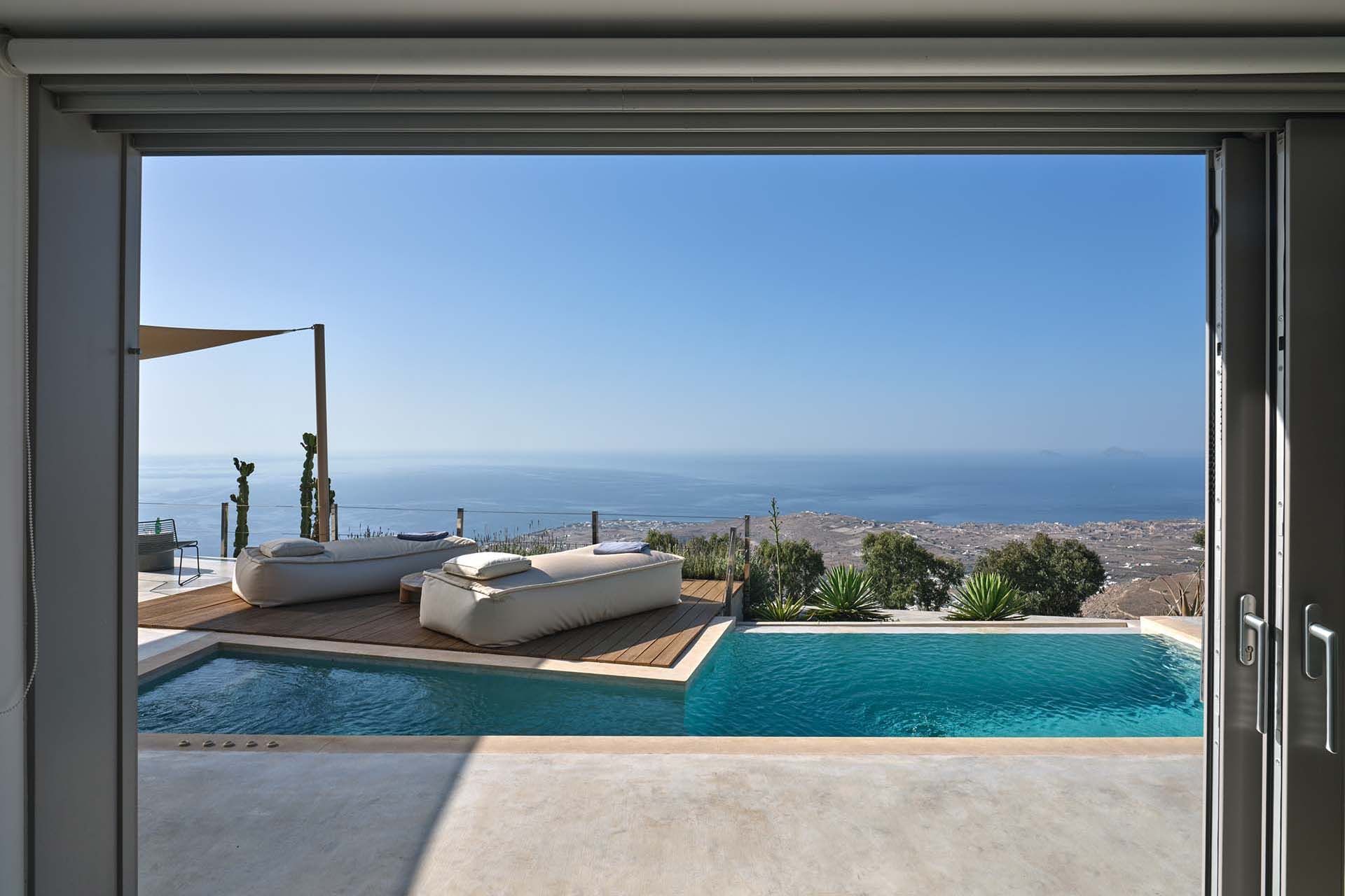 Santorini luxury villa Sunshine in Pyrgos Kallistis - 7