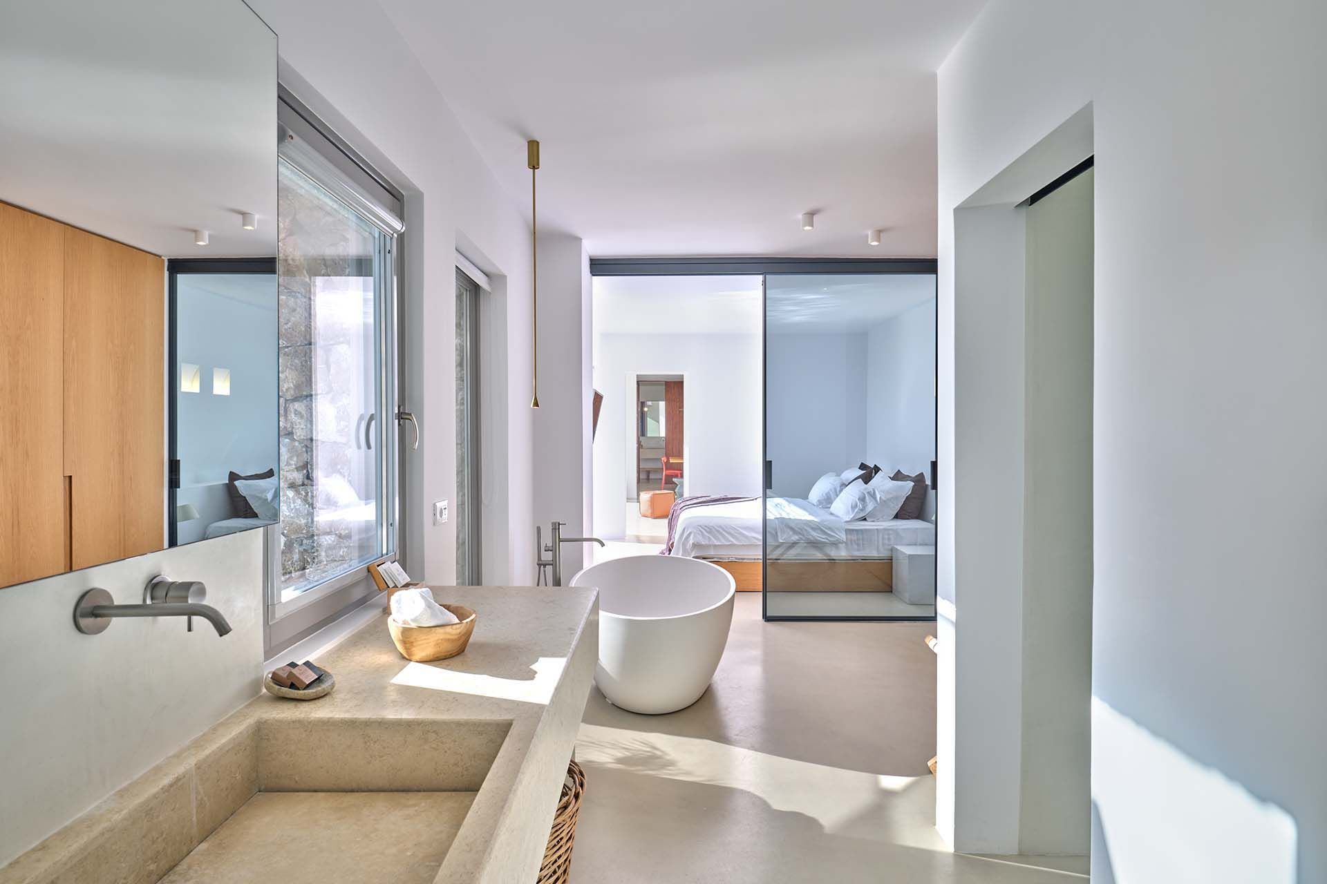 Santorini luxury villa Sunshine in Pyrgos Kallistis - 19