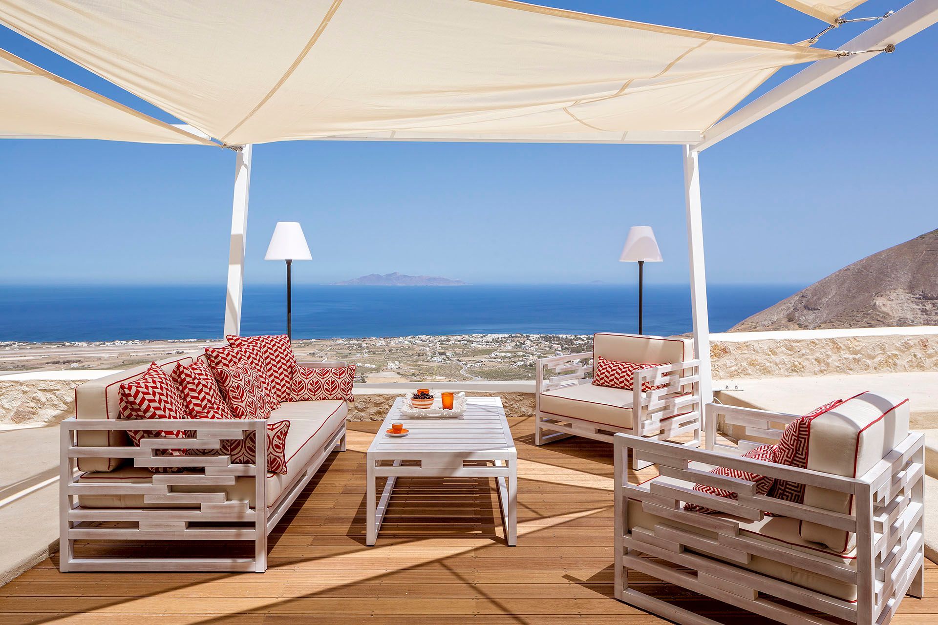 Santorini luxury villa Starling in Pyrgos Kalistis - 20