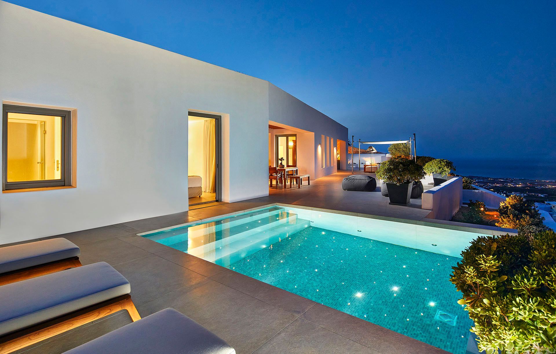Santorini luxury villa Starling in Pyrgos Kalistis - 23