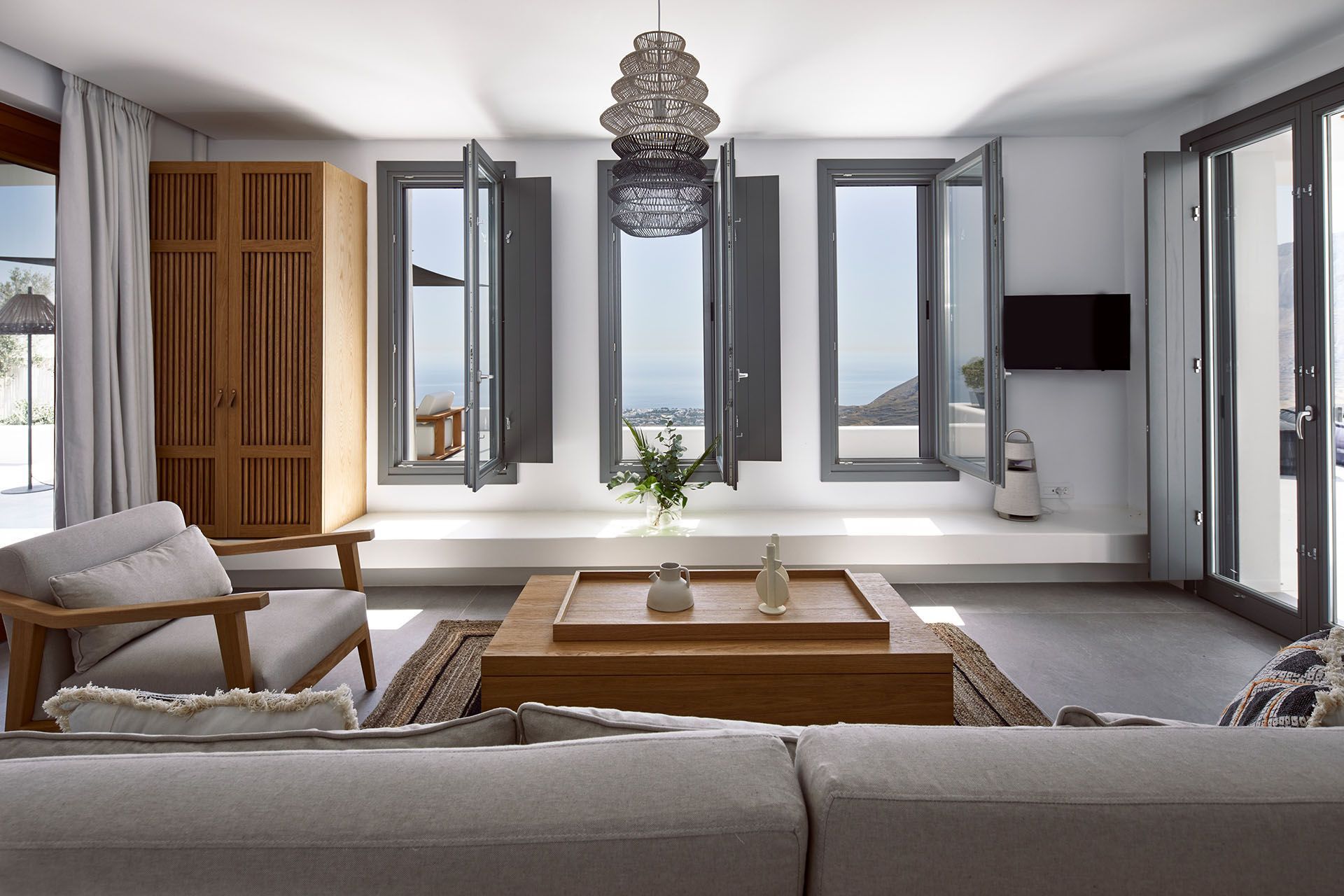 Santorini luxury villa Starling in Pyrgos Kalistis - 25