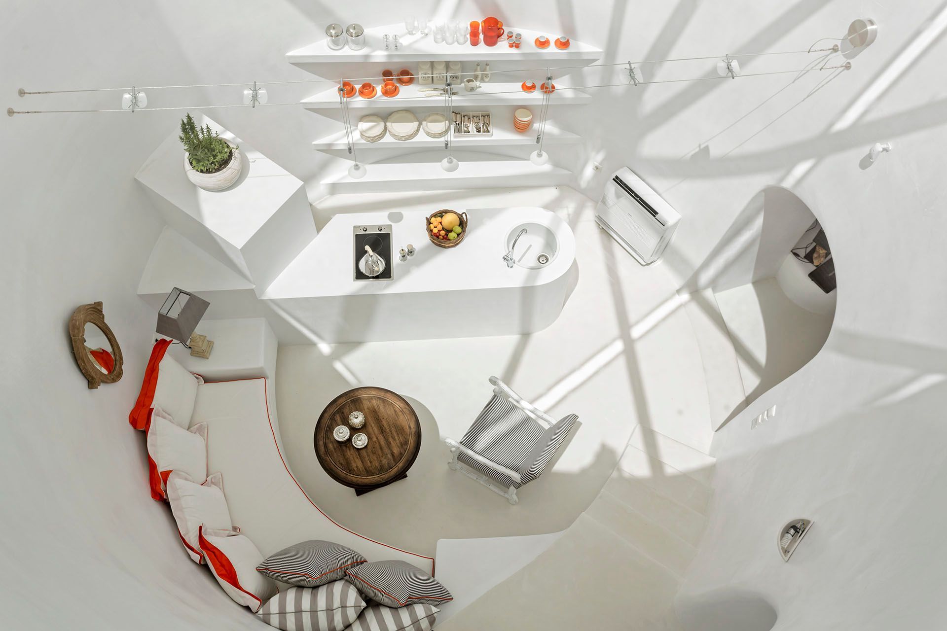 Santorini luxury villa Starling in Pyrgos Kalistis - 28