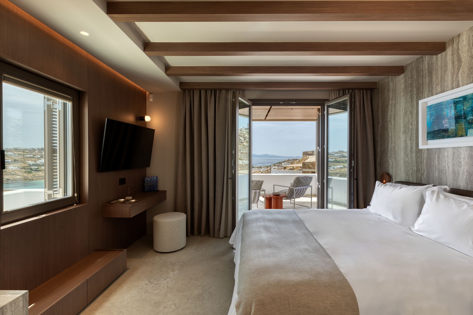 Mykonos luxury villa Melisande in Korfos - 28